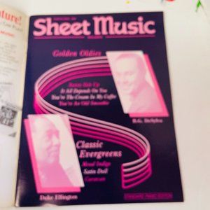 Sheet Music Magazine Golden Oldies Classic Evergreens March/April 1994